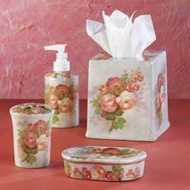 pORCELAIN BATH ACCESSORY SET AT MARINA CITY CHICAGO GIFT SHOP GALLERY